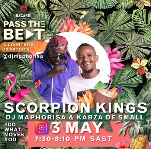Bacardi x Scorpion Kings (Dj Maphorisa & Kabza De Small) – Amapiano Live Mix 3rd May 2020 mp3 download